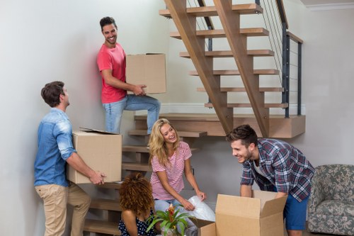 Removals van service helping with a move in Croydon
