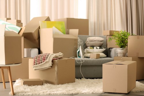Packing and transport support for a business relocation in Croydon
