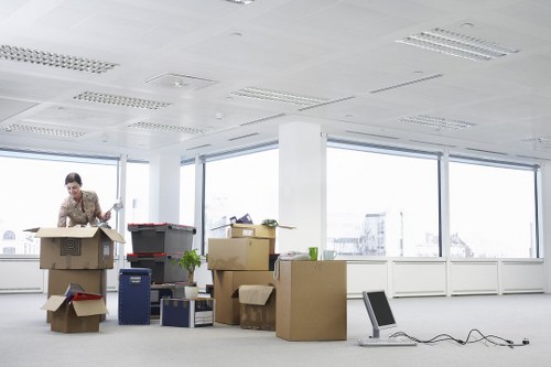 Careful loading of furniture during a local house removal