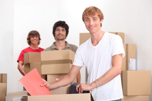 Office relocation service in Croydon with desks and equipment